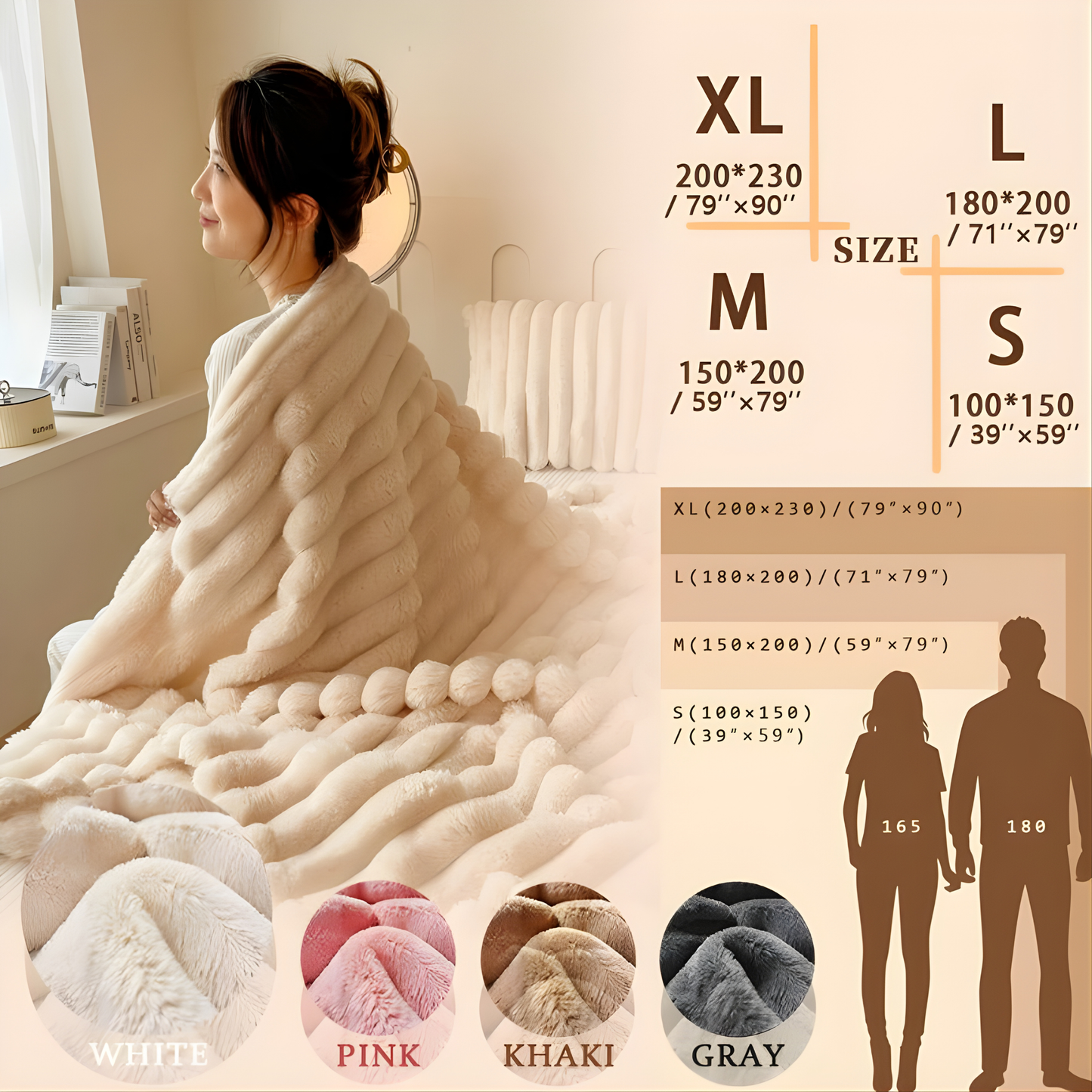 CozyStripe™ Luxe Blanket
