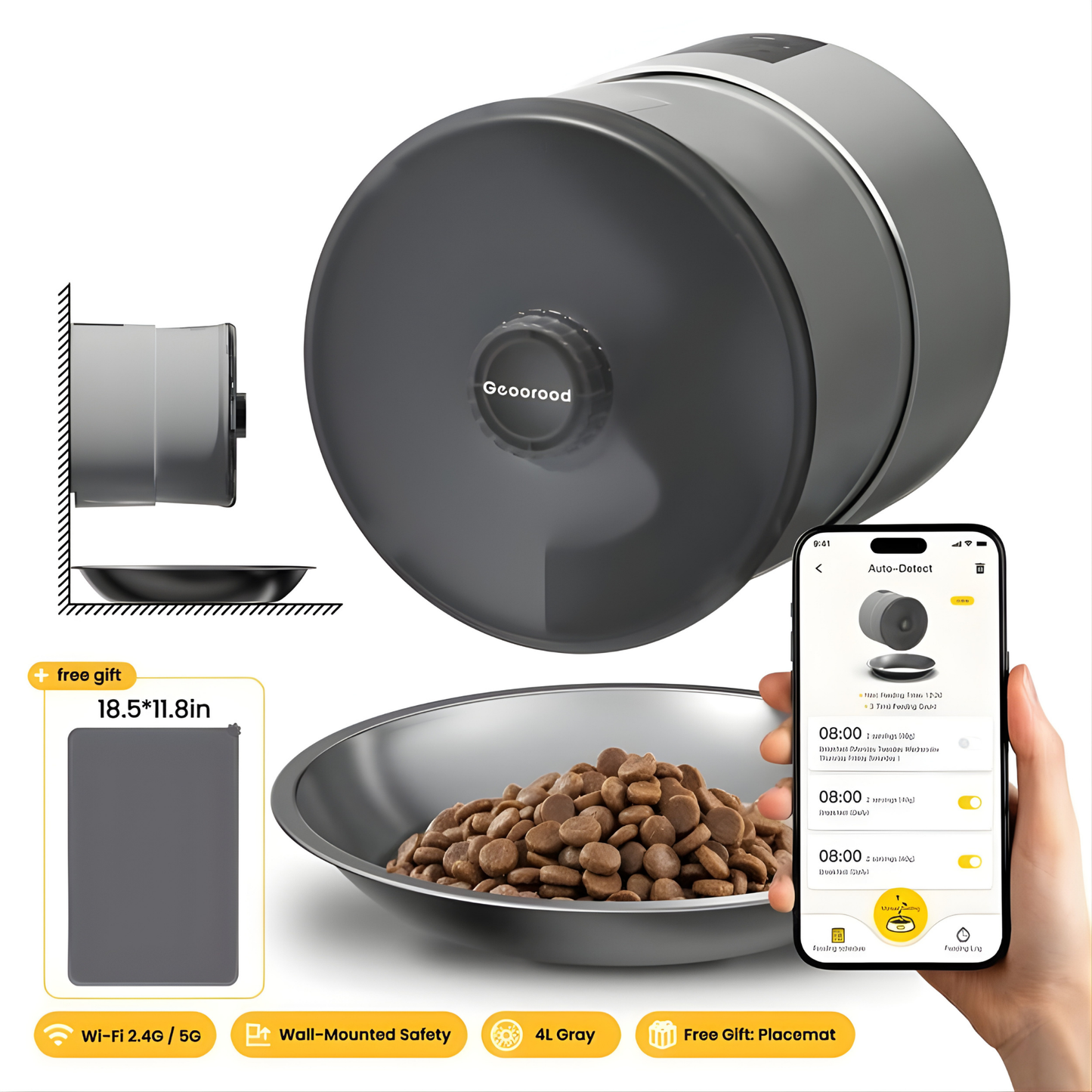 FeedWall Smart™ WiFi Pet Auto Feeder