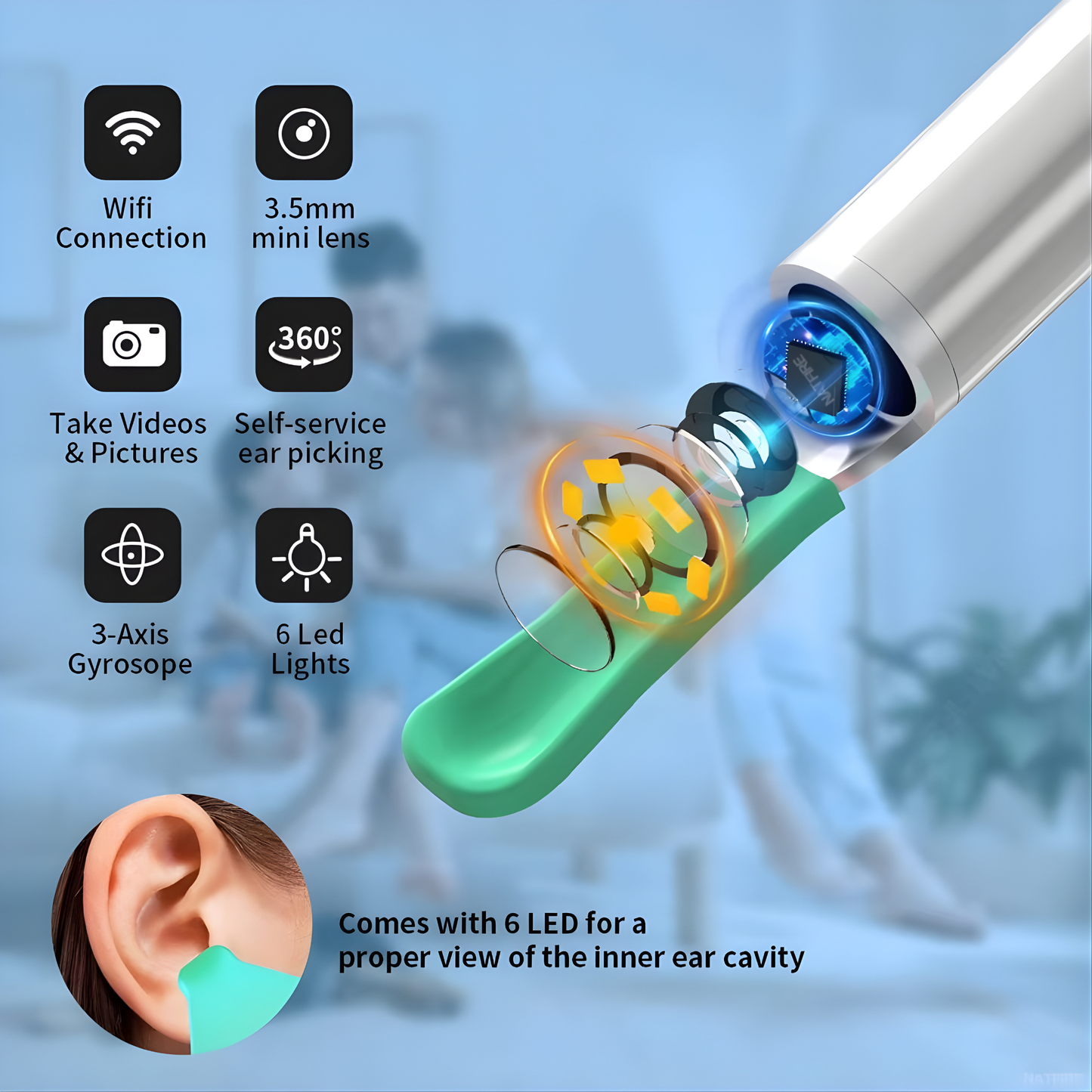 EarView Pro™ Wireless Camera Otoscope