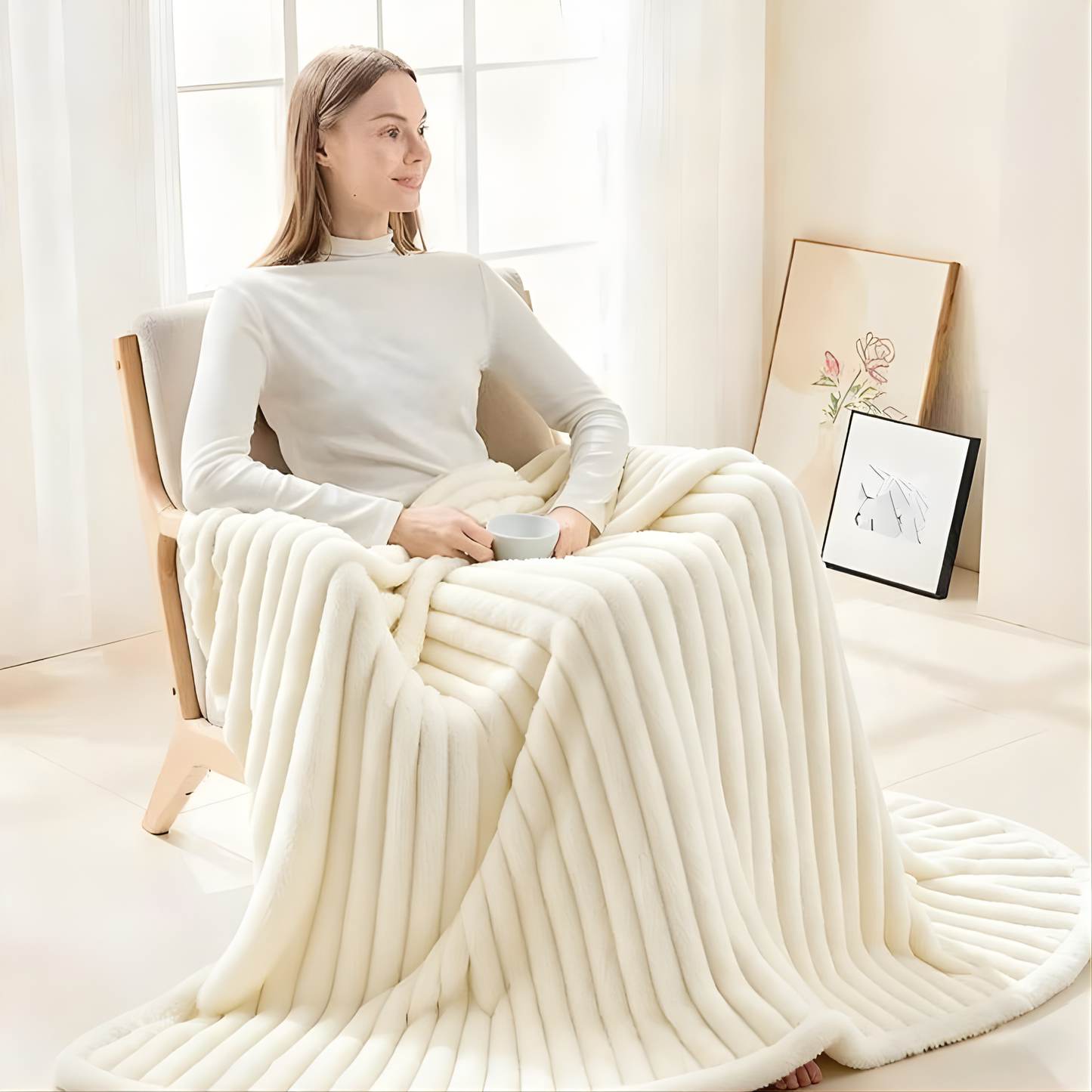 CozyStripe™ Luxe Blanket