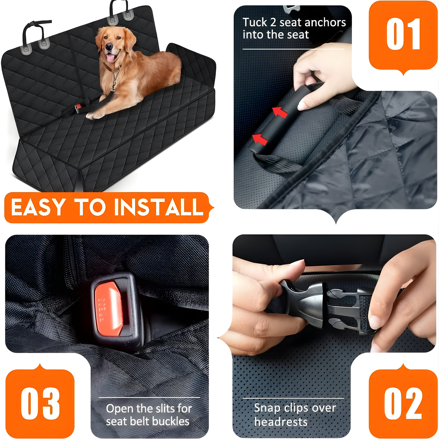 PawGuard™ Waterproof Car Seat Protector