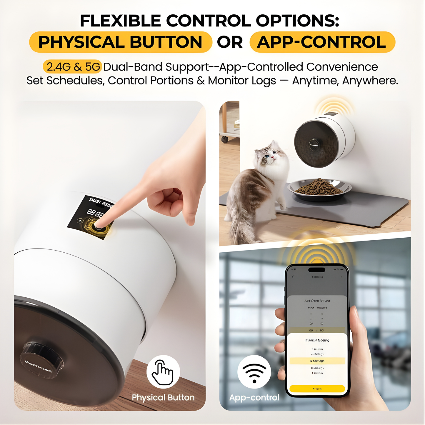 FeedWall Smart™ WiFi Pet Auto Feeder